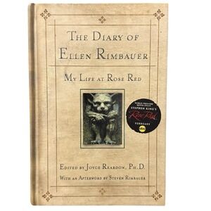 The Diary of Ellen Rimbauer 1st Edition 2001 Hyperion Rose Red Promo Sticker